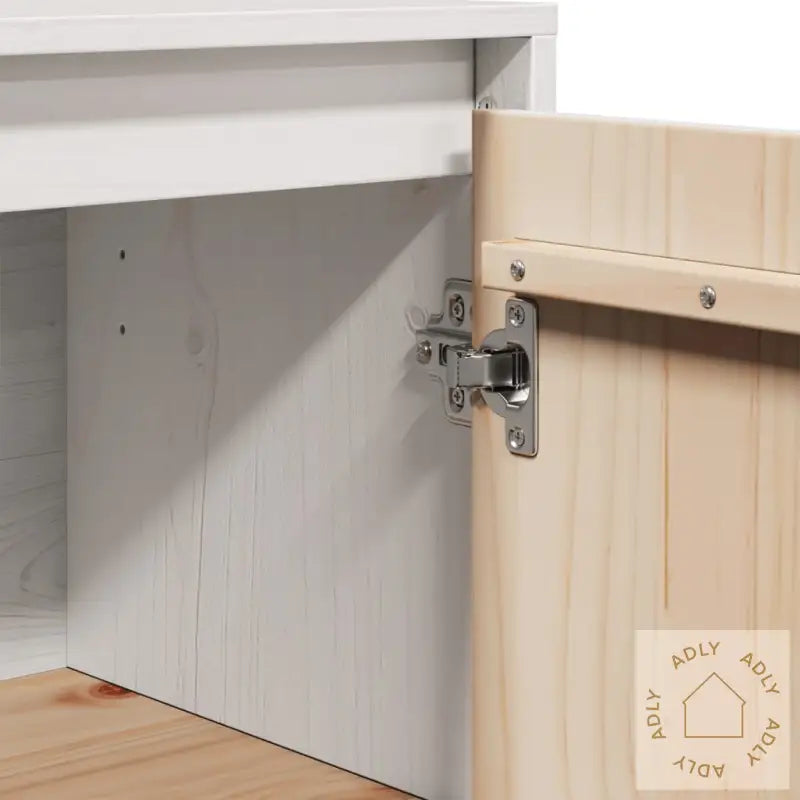 Skjenk Hvit 60X34X75 Cm Heltre Furu