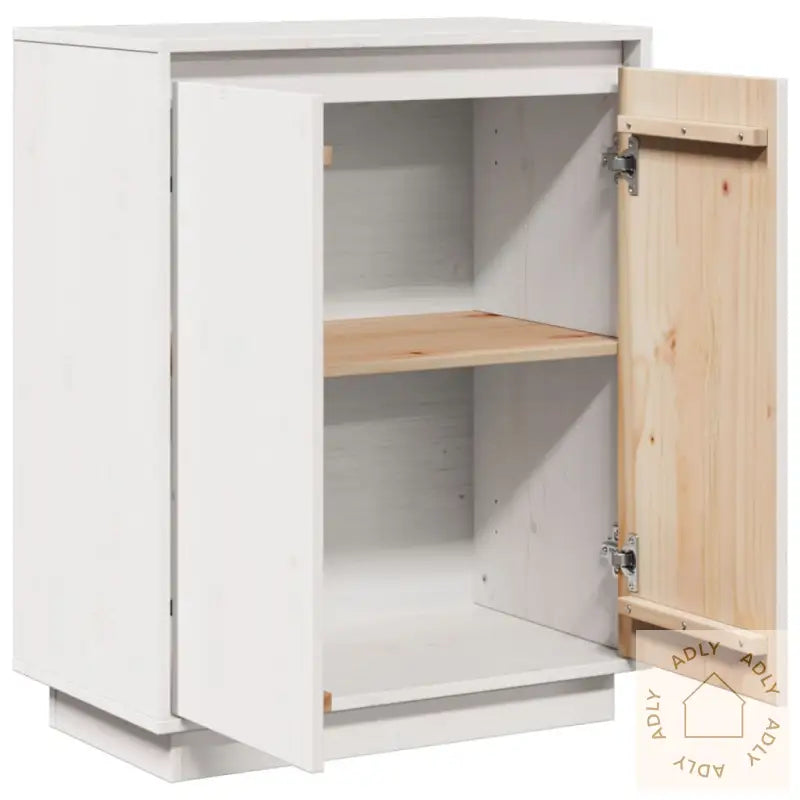 Skjenk Hvit 60X34X75 Cm Heltre Furu