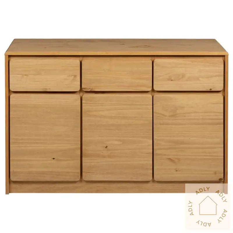 Skjenk Sauda Eik 114X43X75,5 Cm Heltre Furu
