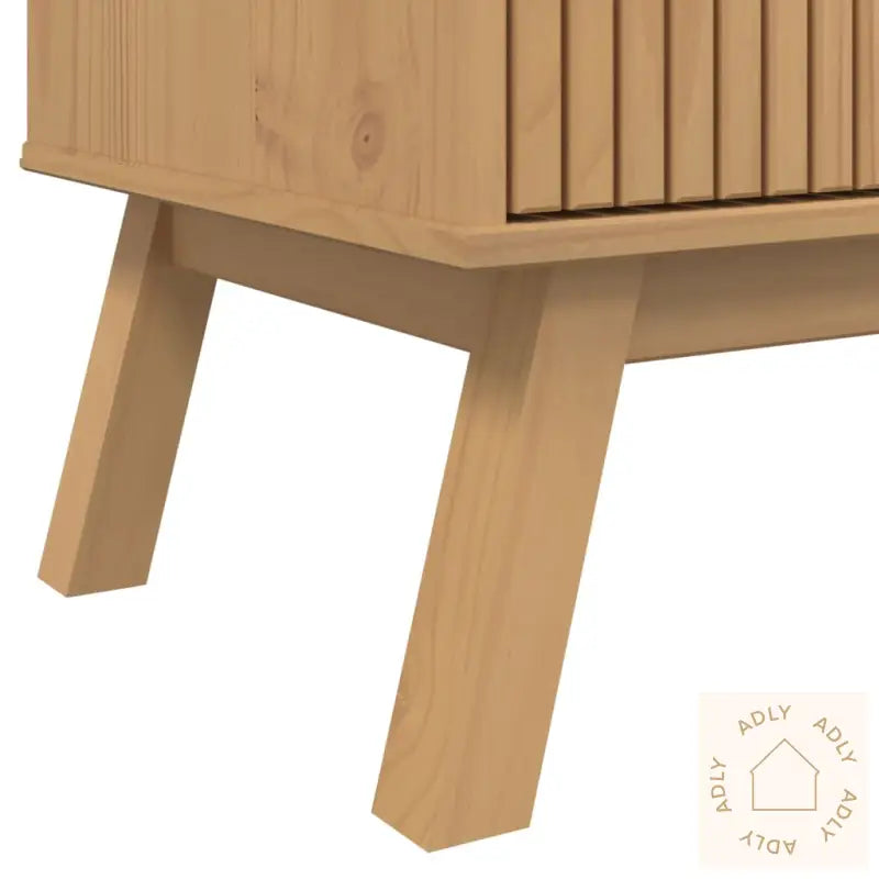 Skjenk Olden Grå Og Brun 114X43X73,5 Cm Heltre Furu