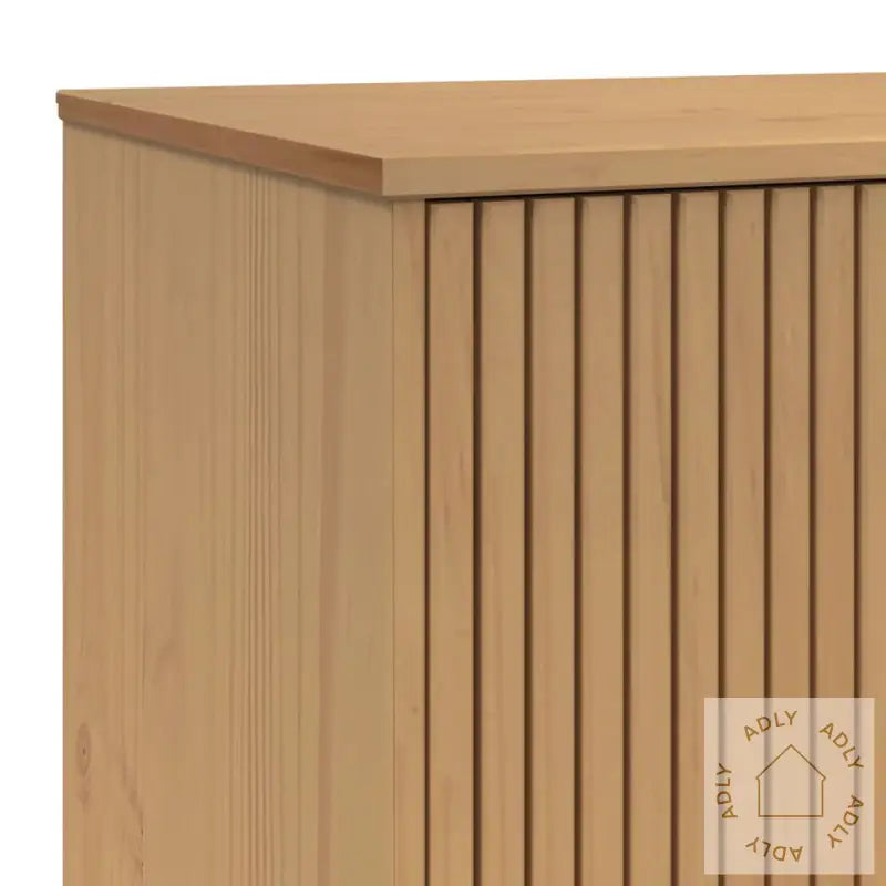 Skjenk Olden Grå Og Brun 114X43X73,5 Cm Heltre Furu