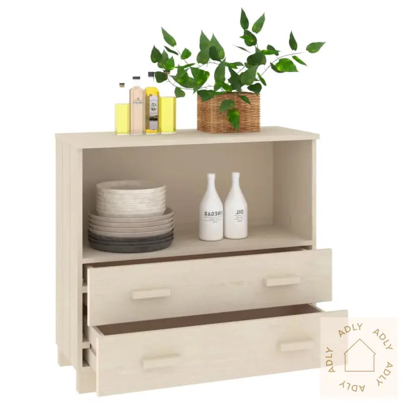 Skjenk Hamar Honningbrun 85X35X80 Cm Heltre Furu