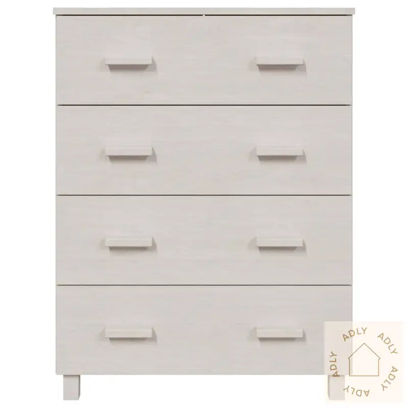Skjenk Hamar Hvit 79X40X103,5 Cm Heltre Furu