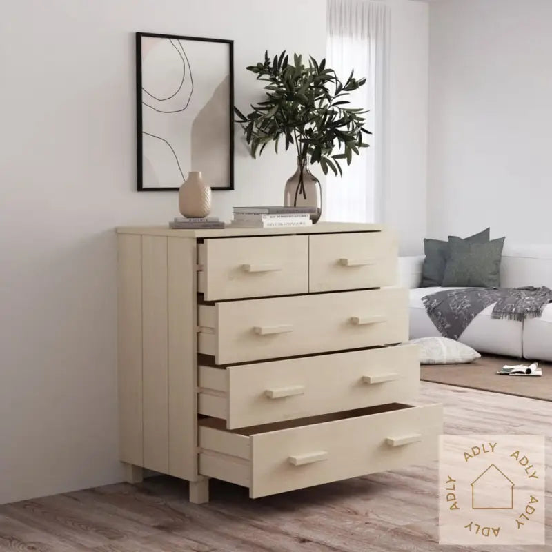 Nattbord Hamar Honningbrun 79X40X80 Cm Heltre Furu
