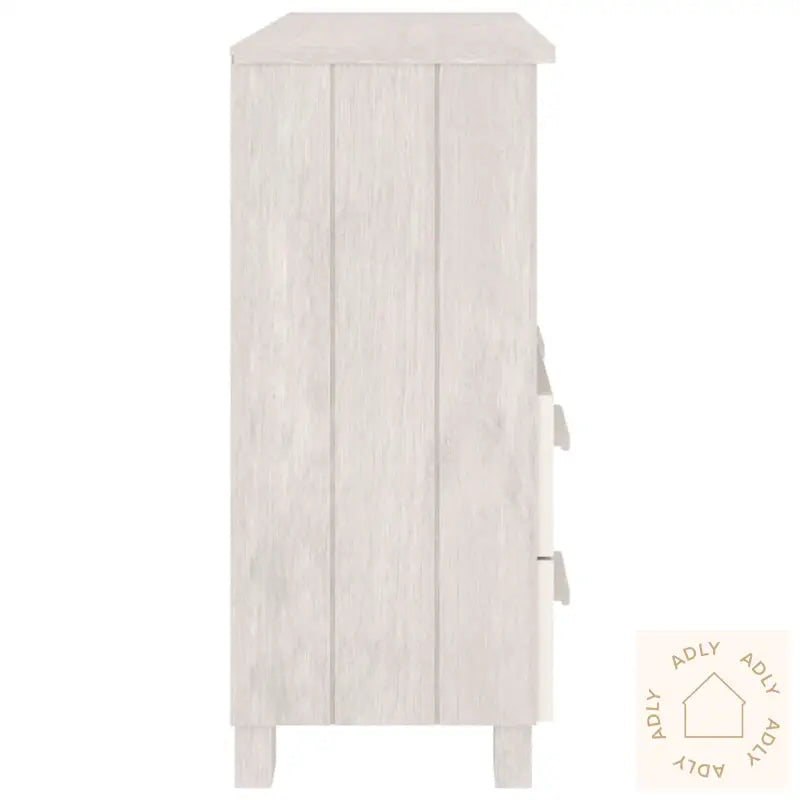 Skjenk Hamar Hvit 85X35X80 Cm Heltre Furu