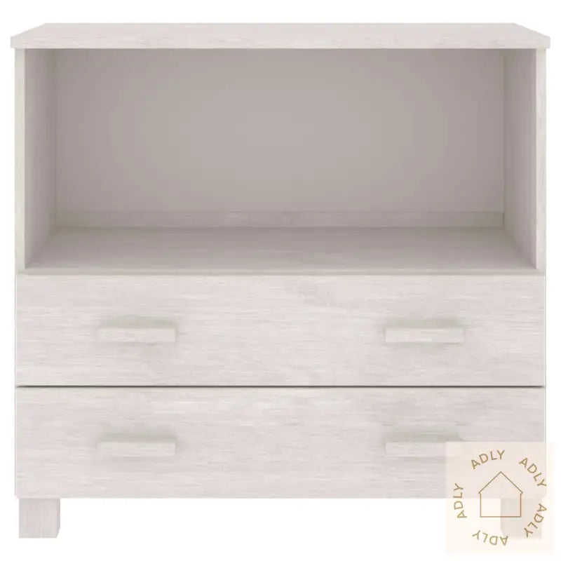 Skjenk Hamar Hvit 85X35X80 Cm Heltre Furu