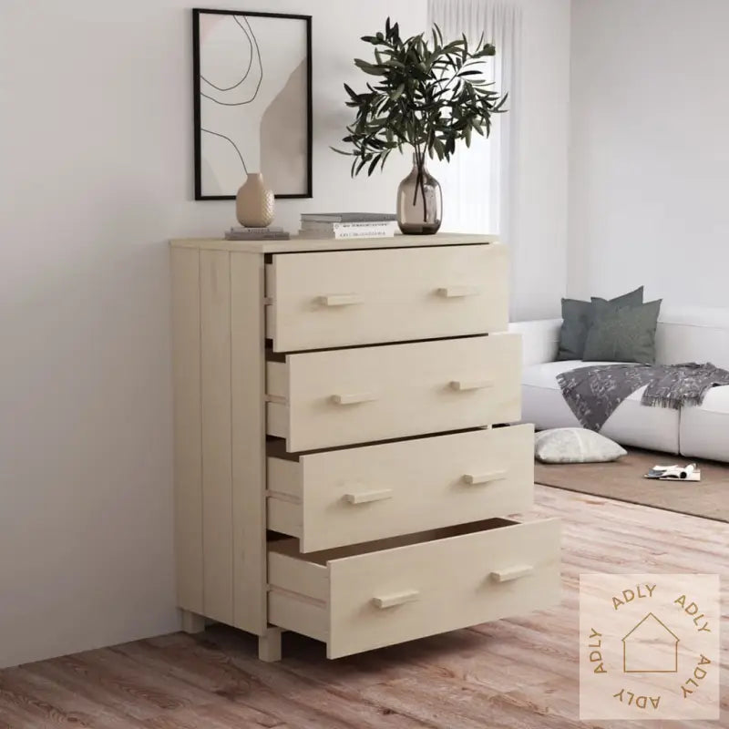 Skjenk Hamar Honningbrun 79X40X103,5 Cm Heltre Furu