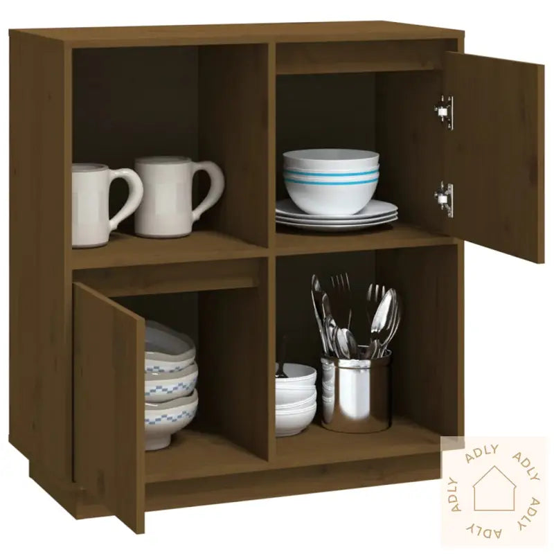 Skjenk Honningbrun 74X35X80 Heltre Furu