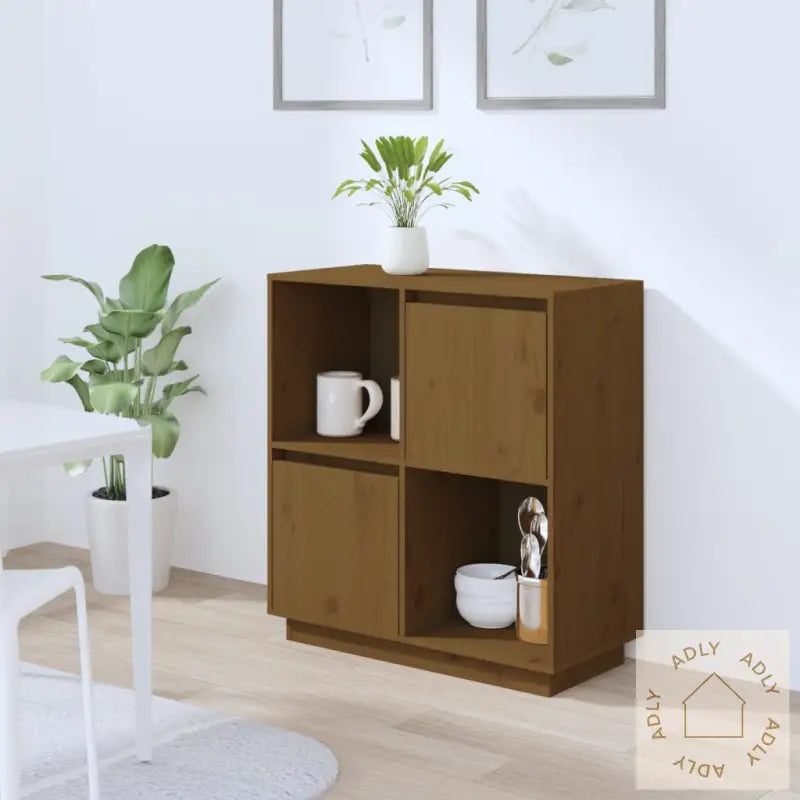Skjenk Honningbrun 74X35X80 Heltre Furu