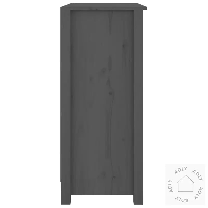 Skjenk Grå 70X35X80 Cm Heltre Furu