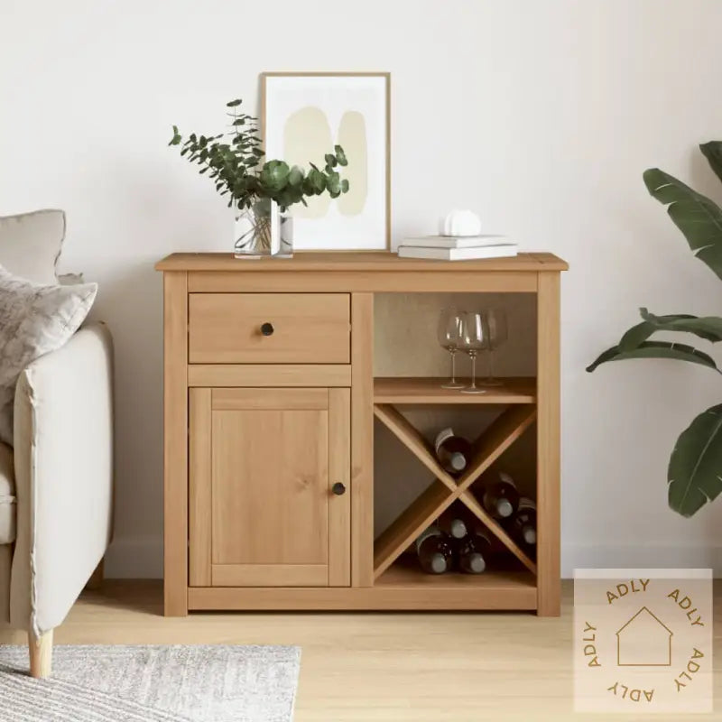 Skjenk Med Skuffer Panama 93X40X80 Cm Heltre Furu