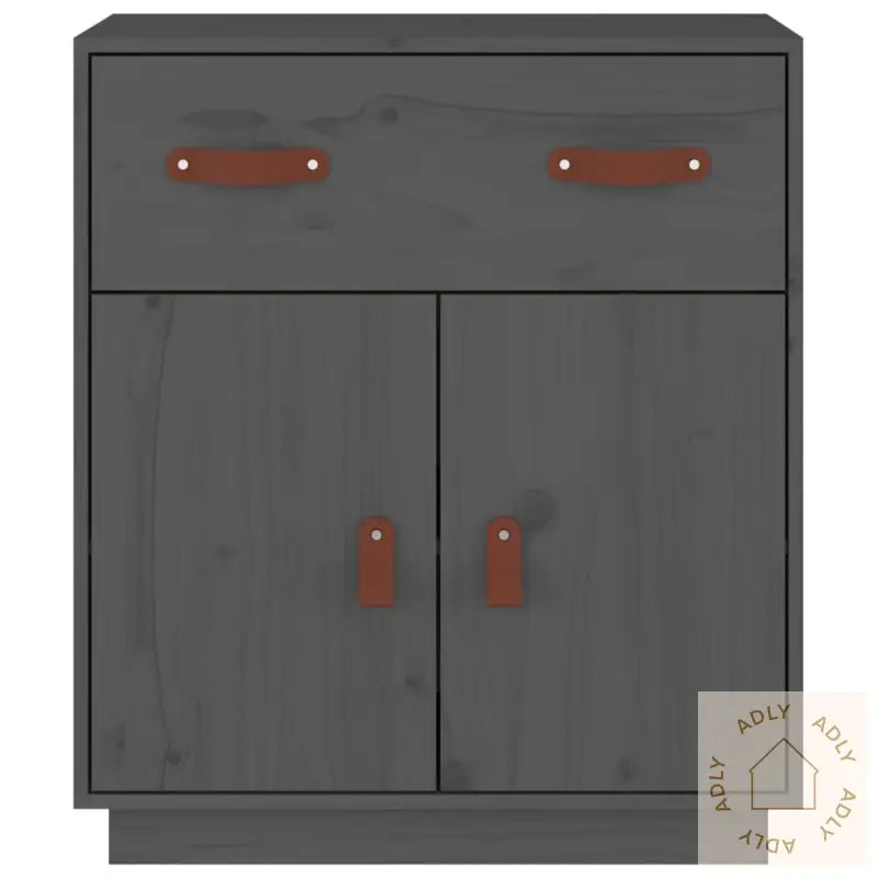 Skjenk Grå 65,5X40X75 Cm Heltre Furu