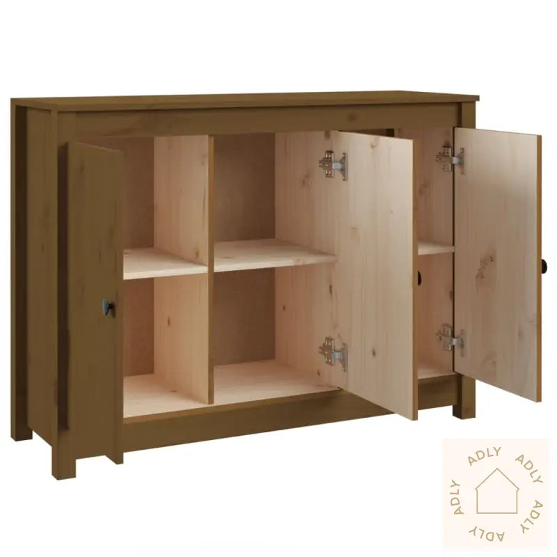 Skjenk Honningbrun 100X35X74 Cm Heltre Furu