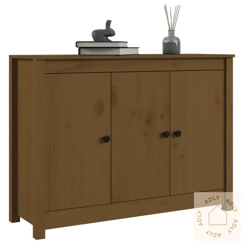 Skjenk Honningbrun 100X35X74 Cm Heltre Furu