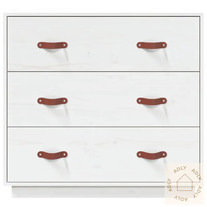 Skjenk Hvit 80X40X75 Cm Heltre Furu