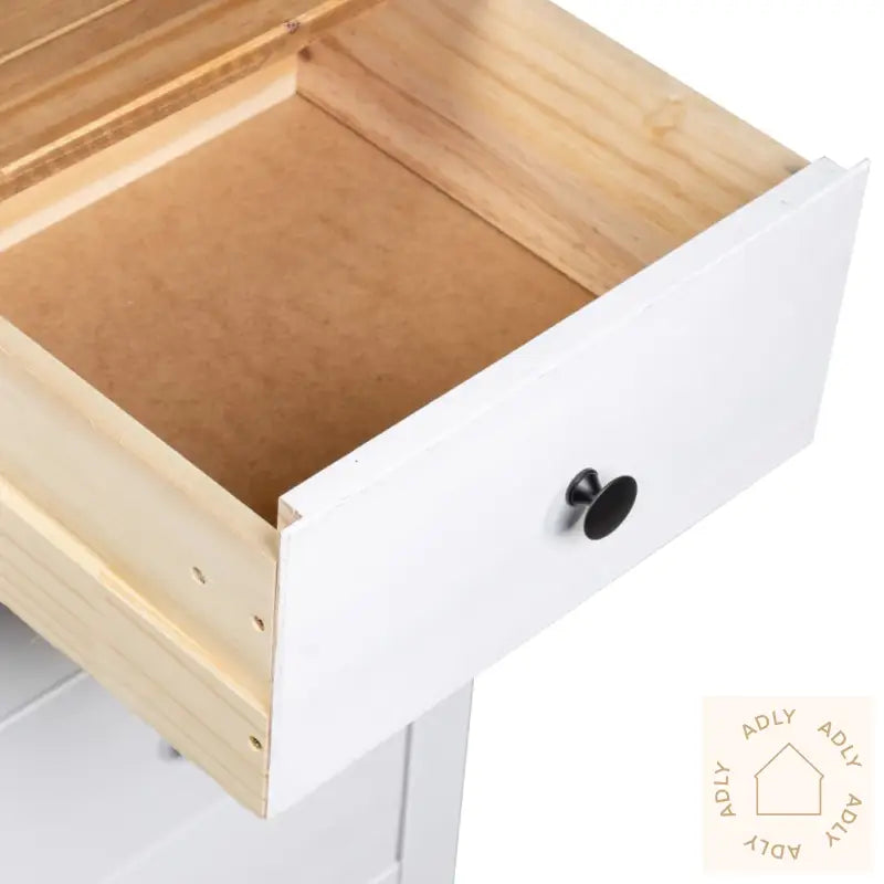 Skjenk Hvit 46X40X89 Cm Furu Panama Range