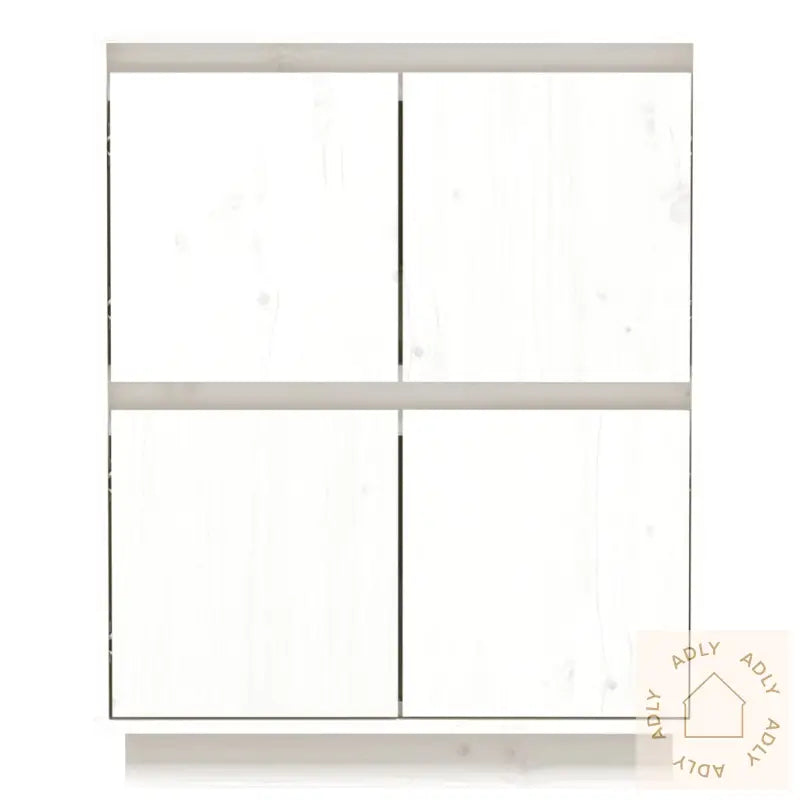 Skjenk Hvit 60X34X75 Cm Heltre Furu