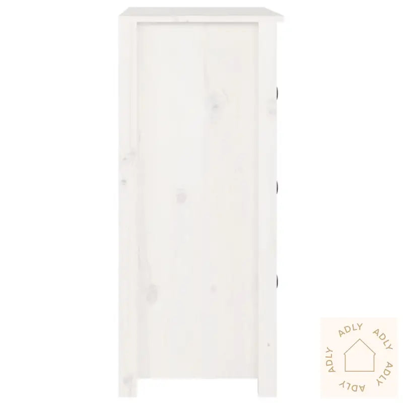 Skjenk Hvit 70X35X80 Cm Heltre Furu