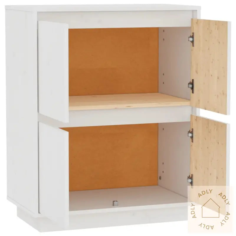 Skjenk Hvit 60X34X75 Cm Heltre Furu
