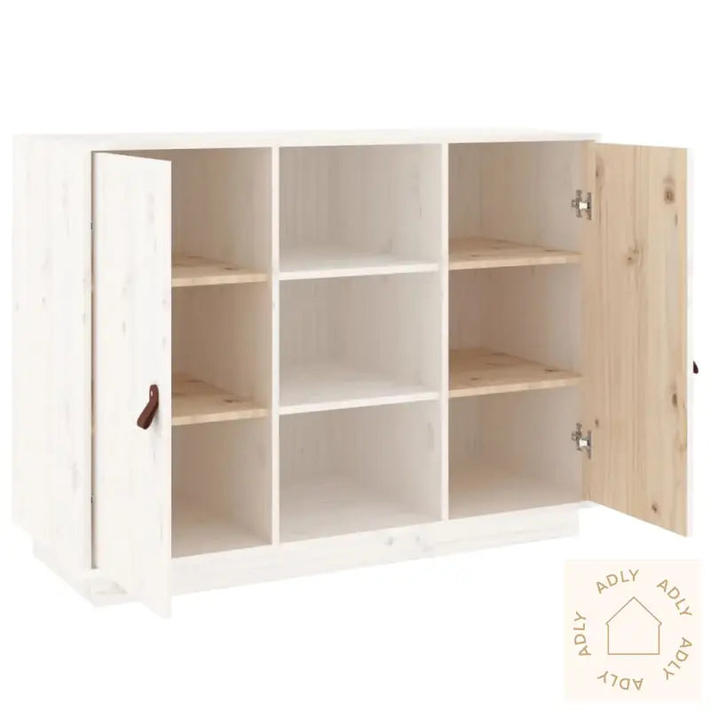 Skjenk Hvit 100X40X75 Cm Heltre Furu