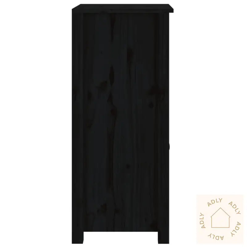 Skjenk Svart 40X35X80 Cm Heltre Furu