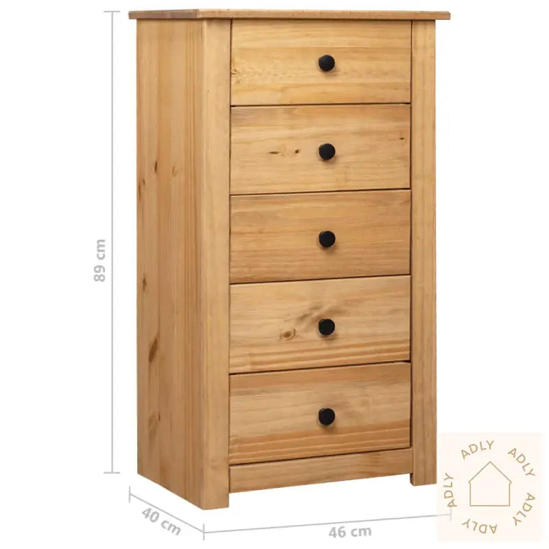 Skjenk 46X40X89 Cm Furu Panama Range