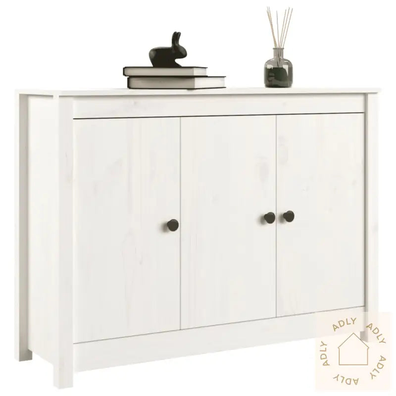 Skjenk Hvit 100X35X74 Cm Heltre Furu