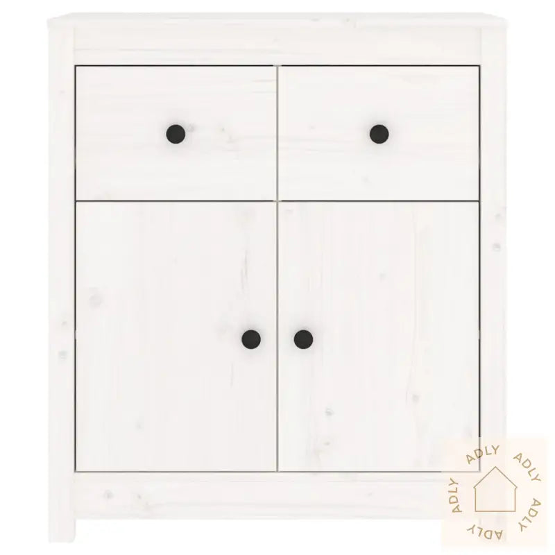 Skjenk Hvit 70X35X80 Cm Heltre Furu