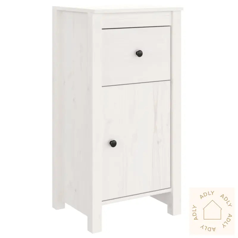Skjenk Hvit 40X35X80 Cm Heltre Furu