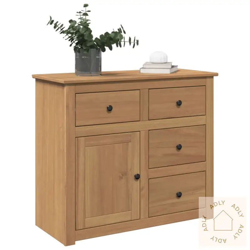 Skjenk Med Skuffer Panama 93X40X80 Cm Heltre Furu
