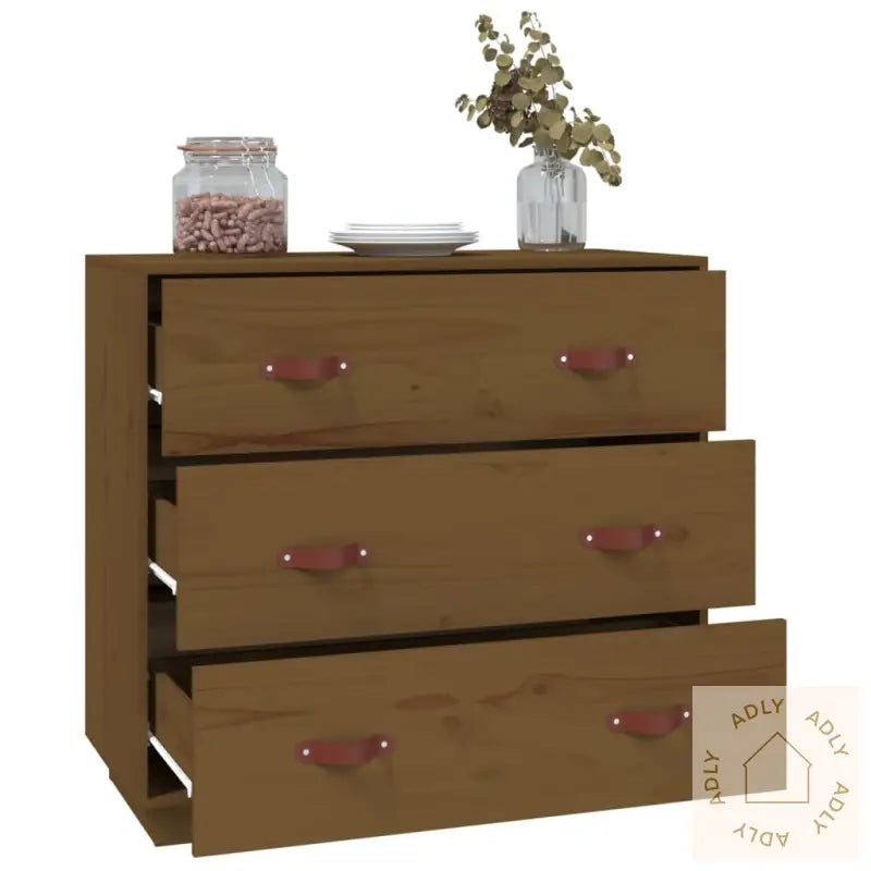 Skjenk Honningbrun 80X40X75 Cm Heltre Furu