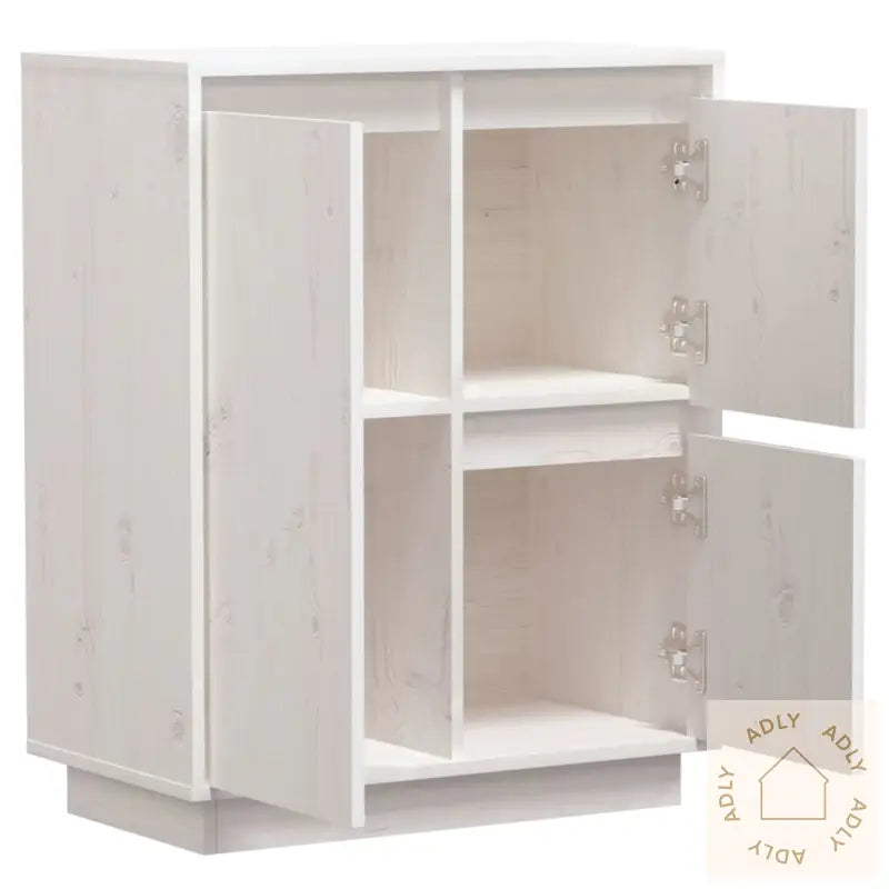Skjenk Hvit 60X34X75 Cm Heltre Furu