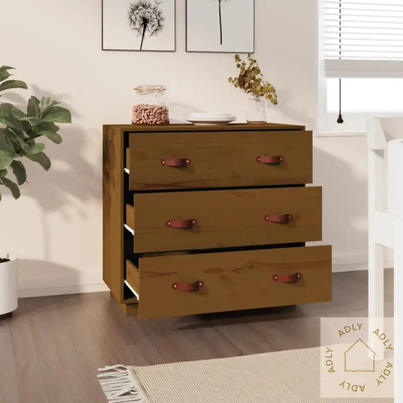 Skjenk Honningbrun 80X40X75 Cm Heltre Furu