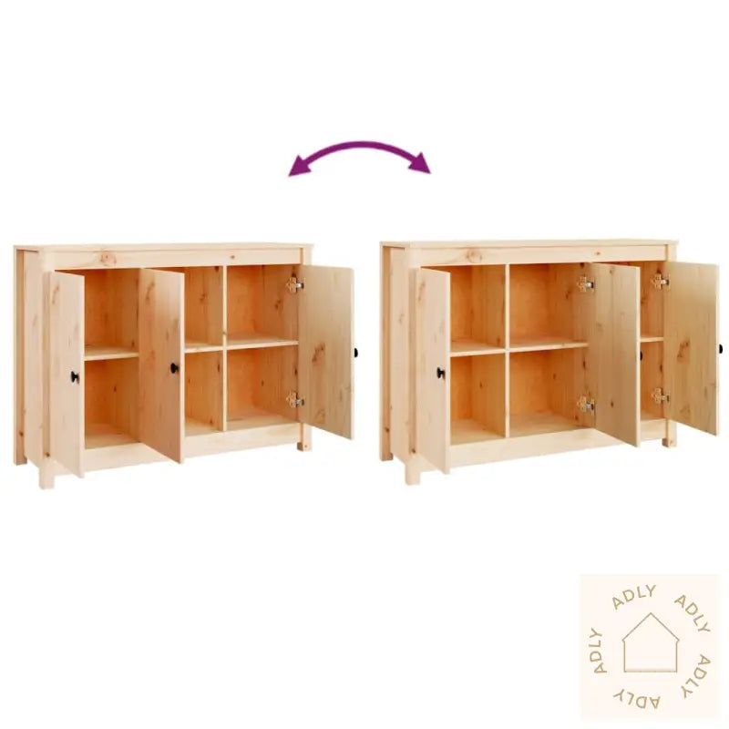 Skjenk 100X35X74 Cm Heltre Furu