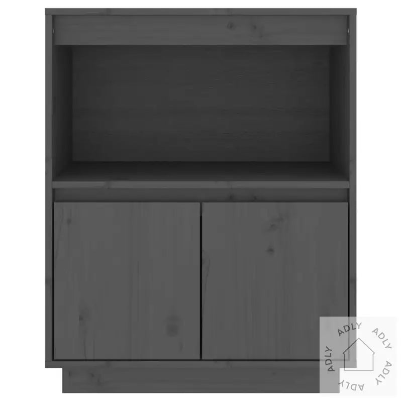Skjenk Grå 60X34X75 Cm Heltre Furu