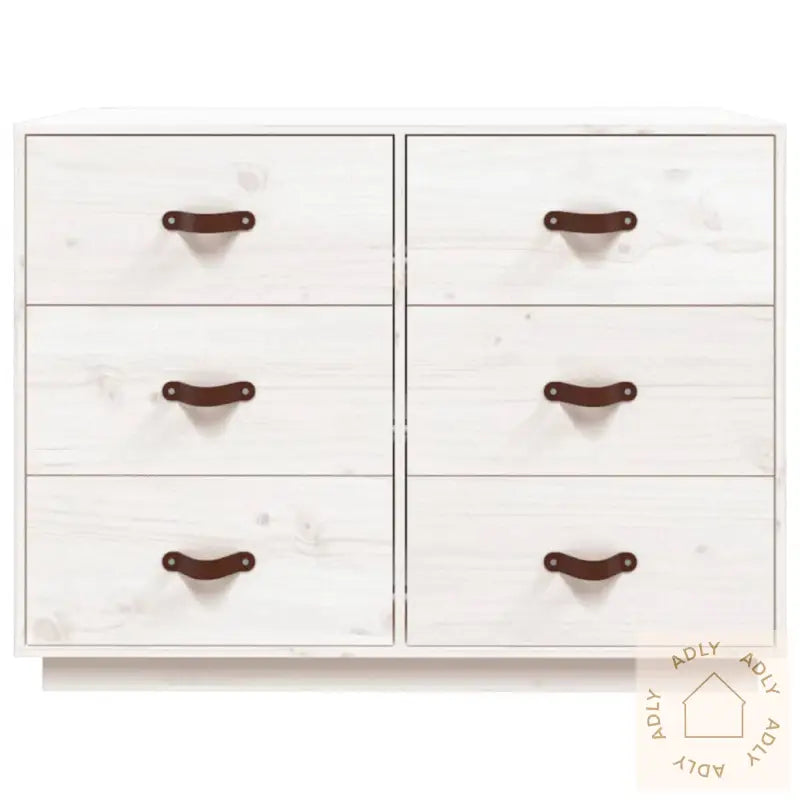Skjenk Hvit 100X40X75 Cm Heltre Furu
