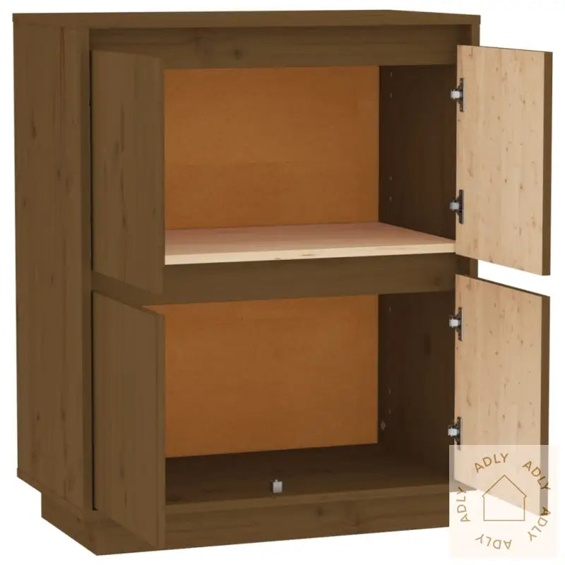 Skjenk Honningbrun 60X34X75 Cm Heltre Furu