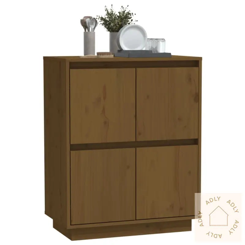 Skjenk Honningbrun 60X34X75 Cm Heltre Furu
