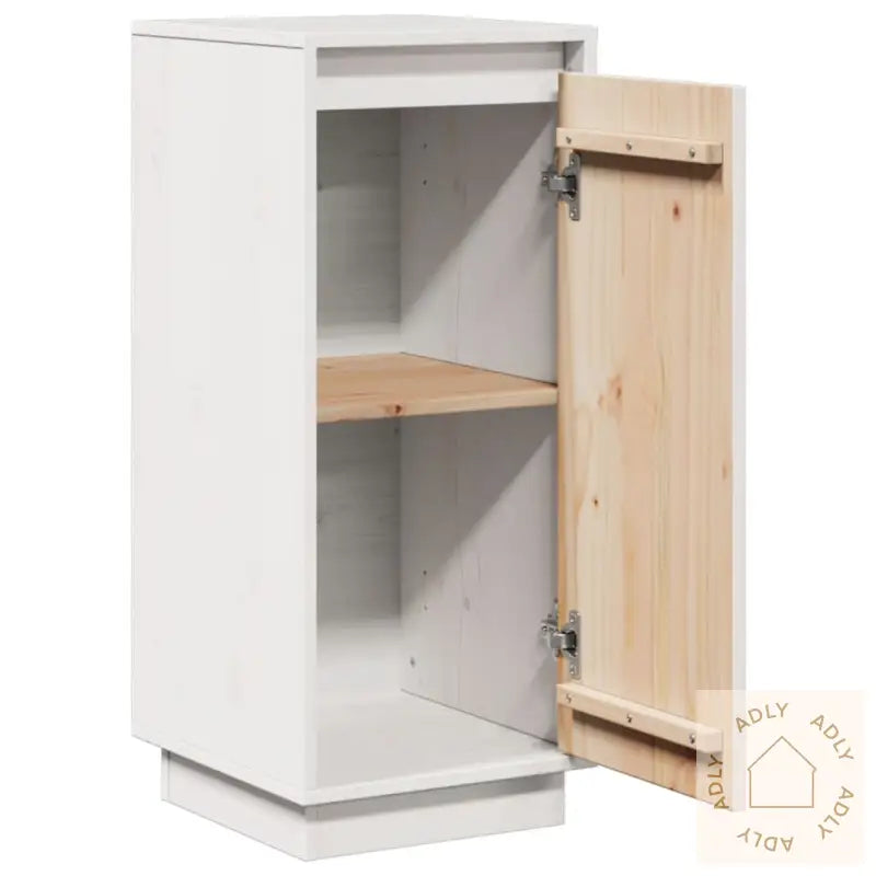 Skjenk Hvit 31,5X34X75 Cm Heltre Furu