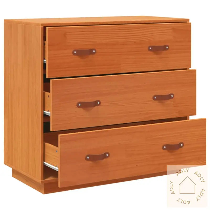 Skjenk Voksbrun 80X40X75 Cm Heltre Furu