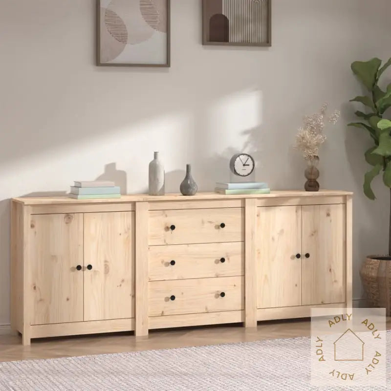 Skjenk 210X35X80 Cm Heltre Furu
