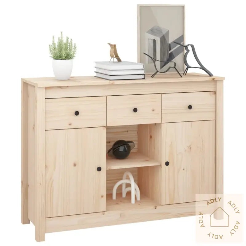 Skjenk 100X35X74,5 Cm Heltre Furu