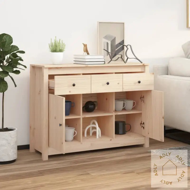 Skjenk 100X35X74,5 Cm Heltre Furu