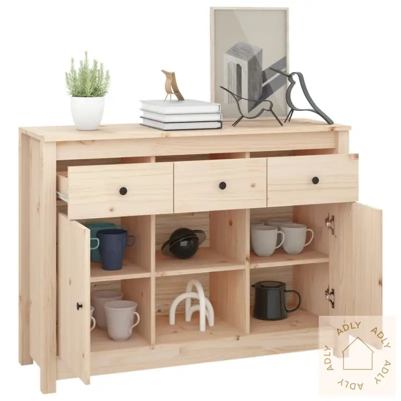 Skjenk 100X35X74,5 Cm Heltre Furu