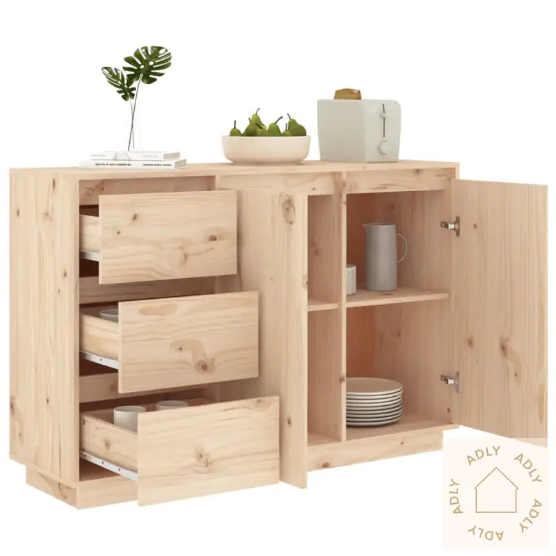 Skjenk 111X34X75 Cm Heltre Furu