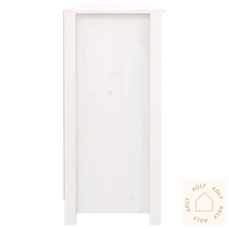 Skjenk Hvit 100X35X74,5 Cm Heltre Furu