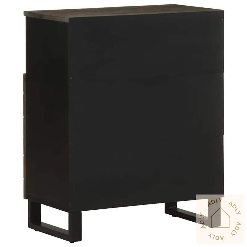 Skjenk Svart 60X33X75 Cm Heltre Mango