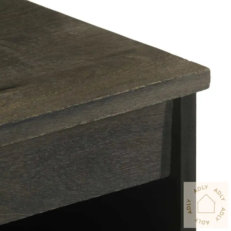 Skjenk Svart 60X33X75 Cm Heltre Mango