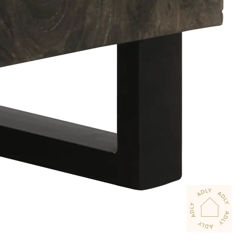 Skjenk Svart 90X33X75 Cm Heltre Mango