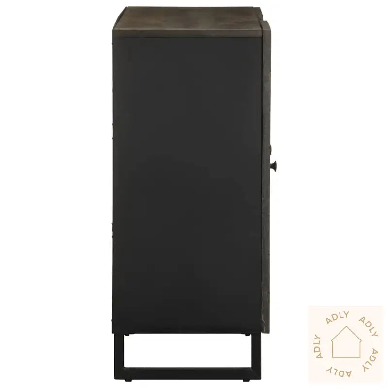 Skjenk Svart 90X33X75 Cm Heltre Mango